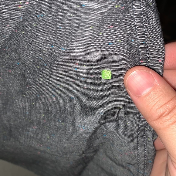 Hugo Boss mens XXL long sleeve speckled shirt - Picture 7 of 10